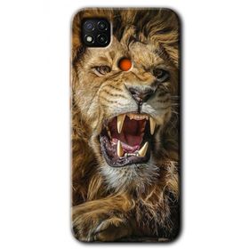 Xiaomi Redmi 9C King Lion Baskılı Uyumlu Silikon Kılıf