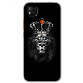 Xiaomi Redmi 9C King Lion Baskılı Uyumlu Silikon Kılıf