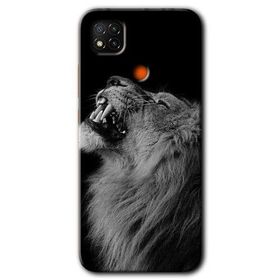 Xiaomi Redmi 9C Lion Baskılı Uyumlu Silikon Kılıf