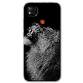 Xiaomi Redmi 9C Lion Baskılı Uyumlu Silikon Kılıf