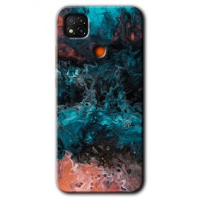 Xiaomi Redmi 9C Liquid Colorfull Baskılı Uyumlu Silikon Kılıf