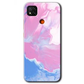 Xiaomi Redmi 9C Liquid Lekeler Art Baskılı Uyumlu Silikon Kılıf