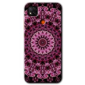 Xiaomi Redmi 9C Mandala Patterns Kaleidoscope Baskılı Uyumlu Silikon Kılıf