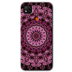 Xiaomi Redmi 9C Mandala Patterns Kaleidoscope Baskılı Uyumlu Silikon Kılıf