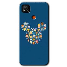 Xiaomi Redmi 9C Mickey Baskılı Uyumlu Silikon Kılıf