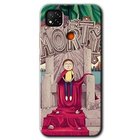 Xiaomi Redmi 9C Morty Baskılı Uyumlu Silikon Kılıf