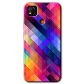 Xiaomi Redmi 9C Multi Oblique Baskılı Uyumlu Silikon Kılıf