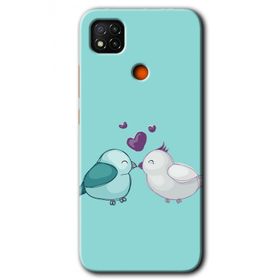 Xiaomi Redmi 9C Mutlu Kuşlar Baskılı Uyumlu Silikon Kılıf