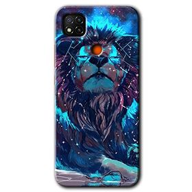 Xiaomi Redmi 9C Neon Aslan Baskılı Uyumlu Silikon Kılıf