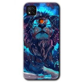 Xiaomi Redmi 9C Neon Aslan Baskılı Uyumlu Silikon Kılıf