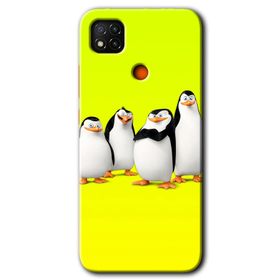 Xiaomi Redmi 9C Penguenler Baskılı Uyumlu Silikon Kılıf