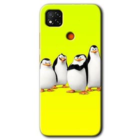 Xiaomi Redmi 9C Penguenler Baskılı Uyumlu Silikon Kılıf