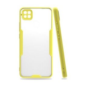 Xiaomi Redmi 9C Platin Silikon - Sarı Kılıf