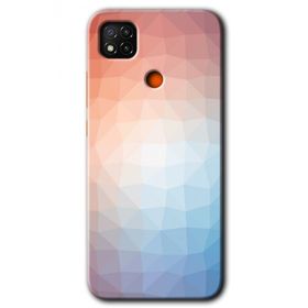 Xiaomi Redmi 9C Polygon Graident 3 Baskılı Uyumlu Silikon Kılıf