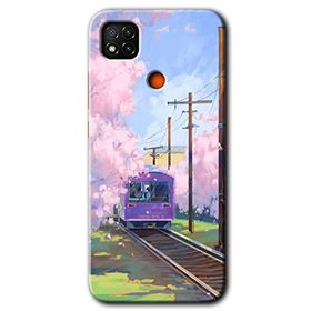Xiaomi Redmi 9C Rails Paint Baskılı Uyumlu Silikon Kılıf