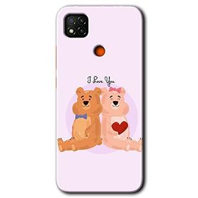 Xiaomi Redmi 9C Sevgili Ayıcık Baskılı Uyumlu Silikon Kılıf