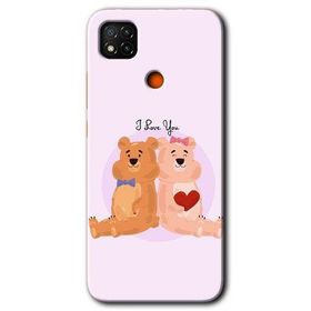Xiaomi Redmi 9C Sevgili Ayıcık Baskılı Uyumlu Silikon Kılıf