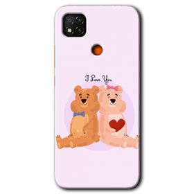 Xiaomi Redmi 9C Sevgili Ayıcık Baskılı Uyumlu Silikon Kılıf