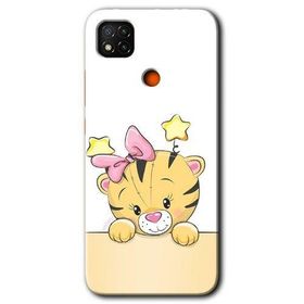 Xiaomi Redmi 9C Sevimli Kedi Baskılı Uyumlu Silikon Kılıf