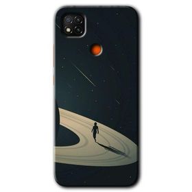 Xiaomi Redmi 9C Space Planet Baskılı Uyumlu Silikon Kılıf