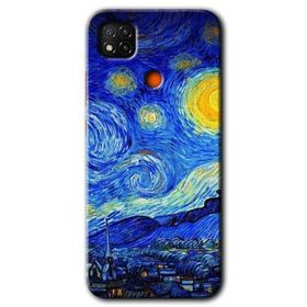 Xiaomi Redmi 9C Starry Night Baskılı Uyumlu Silikon Kılıf