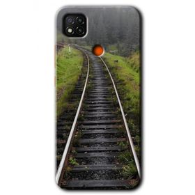 Xiaomi Redmi 9C Tren Yolu Baskılı Uyumlu Silikon Kılıf