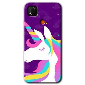 Xiaomi Redmi 9C Unicorn Sleep Baskılı Uyumlu Silikon Kılıf