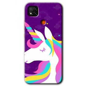 Xiaomi Redmi 9C Unicorn Sleep Baskılı Uyumlu Silikon Kılıf