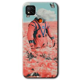 Xiaomi Redmi 9C Uzay Bahçesi Baskılı Uyumlu Silikon Kılıf