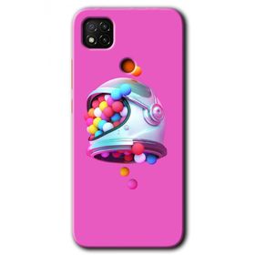 Xiaomi Redmi 9C Uzay Başlığı Baskılı Uyumlu Silikon Kılıf