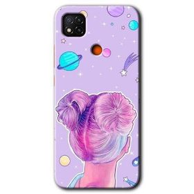 Xiaomi Redmi 9C Uzaylı Kız Baskılı Uyumlu Silikon Kılıf