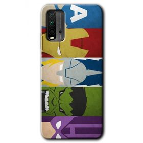 Xiaomi Redmi 9T Avengers 1 Baskılı Uyumlu Silikon Kılıf