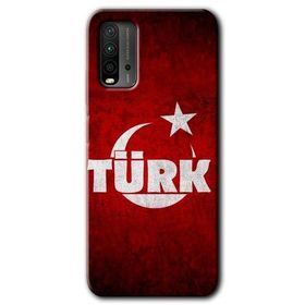 Xiaomi Redmi 9T Ayyıldız Türk Baskılı Uyumlu Silikon Kılıf