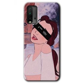 Xiaomi Redmi 9T Bad Girl Baskılı Uyumlu Silikon Kılıf