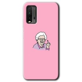 Xiaomi Redmi 9T Bad Grandmother Baskılı Uyumlu Silikon Kılıf