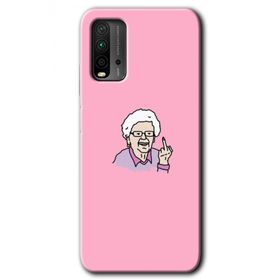 Xiaomi Redmi 9T Bad Grandmother Baskılı Uyumlu Silikon Kılıf