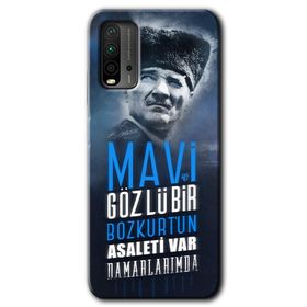 Xiaomi Redmi 9T Bezdum Da Baskılı Uyumlu Silikon Kılıf