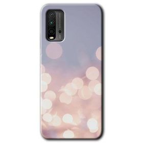 Xiaomi Redmi 9T Blur Lights Baskılı Uyumlu Silikon Kılıf