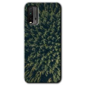 Xiaomi Redmi 9T Çam Ağacı Ormanı Baskılı Uyumlu Silikon Kılıf