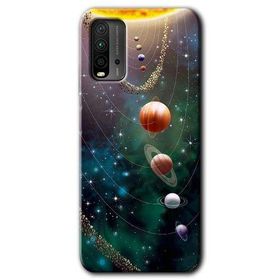 Xiaomi Redmi 9T Cosmos Baskılı Uyumlu Silikon Kılıf
