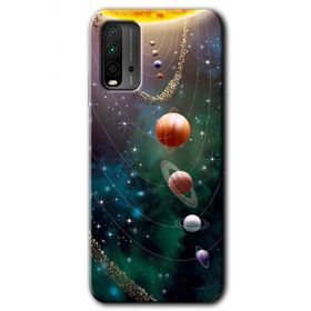 Xiaomi Redmi 9T Cosmos Baskılı Uyumlu Silikon Kılıf