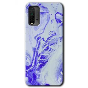 Xiaomi Redmi 9T Cranny Liquid Wall Baskılı Uyumlu Silikon Kılıf
