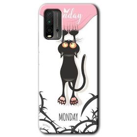 Xiaomi Redmi 9T Dark Sunday Baskılı Uyumlu Silikon Kılıf