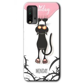 Xiaomi Redmi 9T Dark Sunday Baskılı Uyumlu Silikon Kılıf