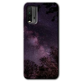 Xiaomi Redmi 9T Gece Galaksi Baskılı Uyumlu Silikon Kılıf