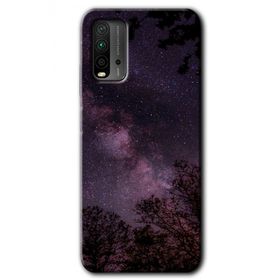 Xiaomi Redmi 9T Gece Galaksi Baskılı Uyumlu Silikon Kılıf