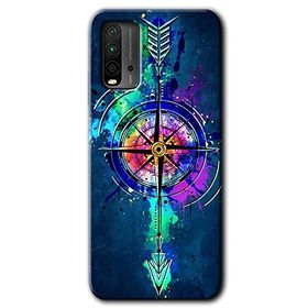 Xiaomi Redmi 9T Gizemli Pusula Baskılı Uyumlu Silikon Kılıf