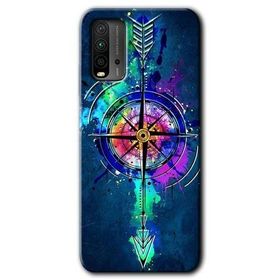 Xiaomi Redmi 9T Gizemli Pusula Baskılı Uyumlu Silikon Kılıf