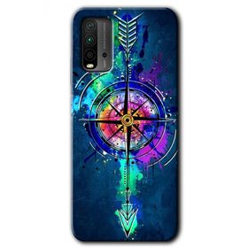 Xiaomi Redmi 9T Gizemli Pusula Baskılı Uyumlu Silikon Kılıf