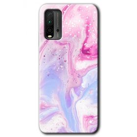 Xiaomi Redmi 9T Kabarmış Leke Baskılı Uyumlu Silikon Kılıf